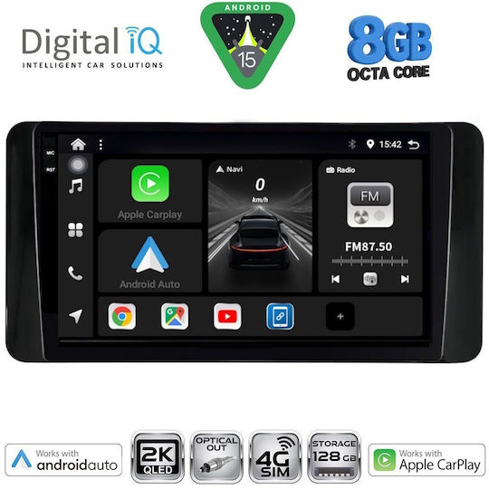 Digital IQ Car Audio System for Skoda Kamiq 2018 Bluetooth USB WiFi GPS Apple CarPlay Android Auto with 10" Touch Screen