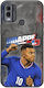 Handyhülle World Stars Collection Kylian Mbappe Nokia C22 Schwarze Tpu Schwarz Silikon