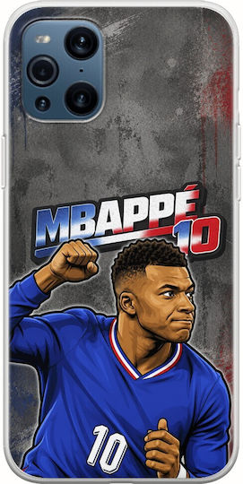 Θήκη World Stars Collection Kylian Mbappe Oppo Find X3 Pro 5g Flexible Tpu Διάφανη Σιλικόνη