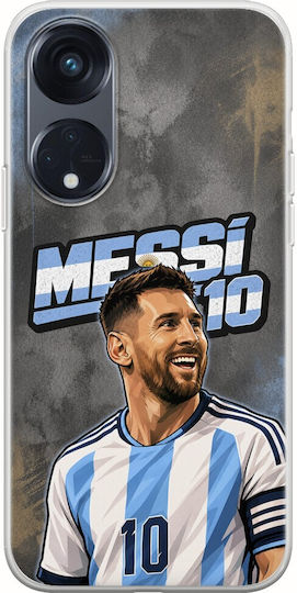 World Stars Collection Lionel Messi Case Oppo Reno 8t 5g Flexible TPU Transparent Silicone
