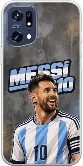 Θήκη World Stars Collection Lionel Messi Oppo Find X5 Pro 5g Flexible Tpu Διάφανη Σιλικόνη