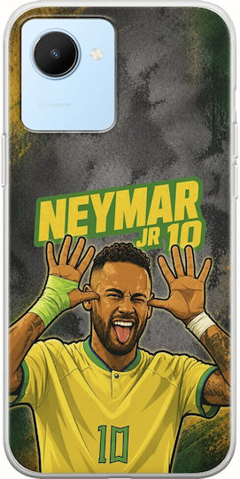 World Stars Collection Neymar Jr Realme Narzo 50i Prime Flexible TPU Transparent Silicone Case