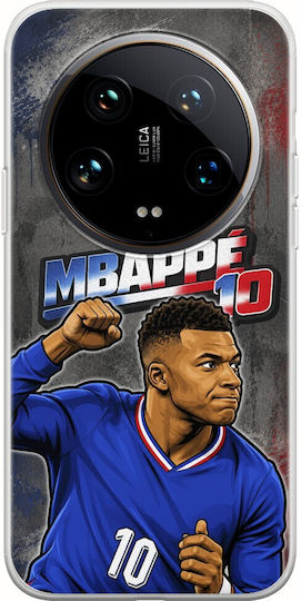 World Stars Collection Kylian Mbappe Xiaomi 14 Ultra 5g Flexible TPU Transparent Silicone Case