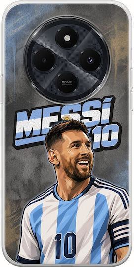 World Stars Collection Lionel Messi Xiaomi Poco C75 4G Flexible TPU Transparent Silicone Mobile Phone Case