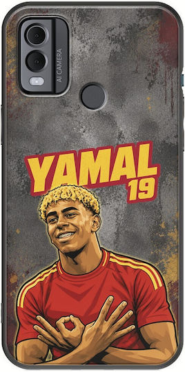 Husă World Stars Collection Lamine Yamal Nokia C22 Negru TPU Siliconă