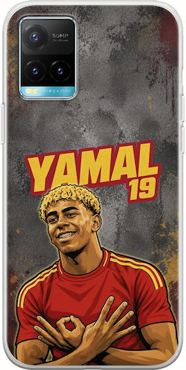 World Stars Collection Lamine Yamal Vivo Y21s Flexible TPU Transparent Silicone Case