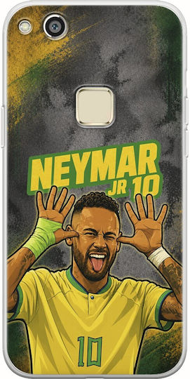 World Stars Collection Neymar Jr Huawei P10 Lite Flexible TPU Transparent Silicone Mobile Phone Case