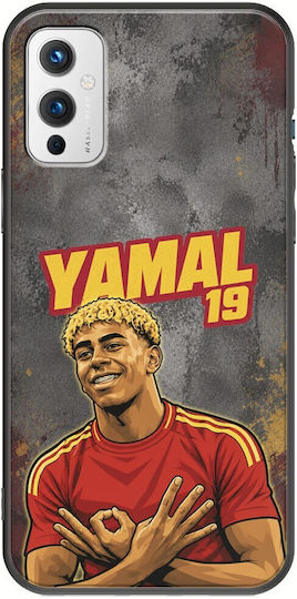 Калъф World Stars Collection Lamine Yamal OnePlus 9 Черен TPU Силикон