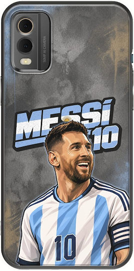 Калъф World Stars Collection Lionel Messi Nokia C32 Черен TPU Силикон