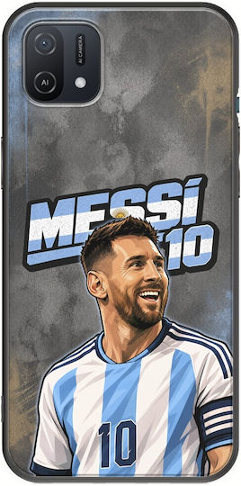 World Stars Collection Lionel Messi Oppo A16k Black TPU Silicone Mobile Phone Case