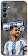 World Stars Collection Lionel Messi Samsung Galaxy M34 5g Flexible TPU Transparent Silicone Case