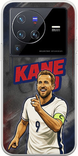Husă World Stars Collection Harry Kane Vivo X80 Pro Flexibil TPU Silicon Transparent