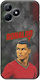 World Stars Collection Cristiano Ronaldo Realme C53 Black TPU Silicone Mobile Phone Case