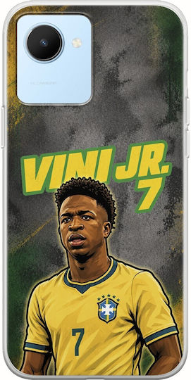 World Stars Collection Vinicius Junior Realme Narzo 50i Prime Flexible TPU Transparent Silicone Case