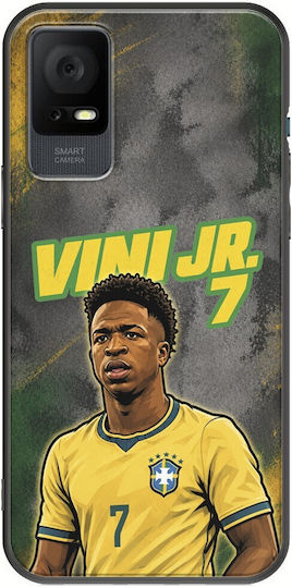World Stars Collection Vinicius Junior TCL 408 Black TPU Black Silicone Case