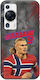 Handyhülle World Stars Collection Erling Haaland Huawei P60 Pro Schwarze Tpu Schwarz Silikon