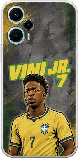 Калъф World Stars Collection Vinicius Junior Xiaomi Poco F5 5g Гъвкав TPU Прозрачен Силикон