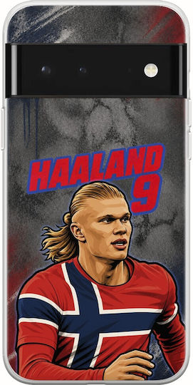 World Stars Collection Erling Haaland Google Pixel 6 5g Flexible TPU Transparent Silicone Case