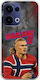World Stars Collection Case Erling Haaland Oppo Reno 13 5g Flexible TPU Transparent Silicone