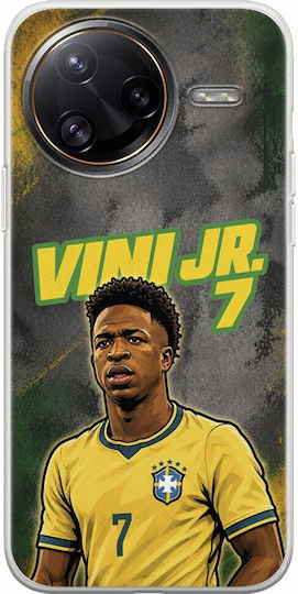 Калъф World Stars Collection Vinicius Junior Xiaomi Poco F7 Ultra 5g Гъвкав TPU Прозрачен Силикон