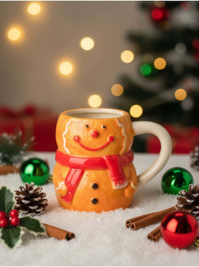 SteweHome Weihnachtlicher Keramikbecher 550ml