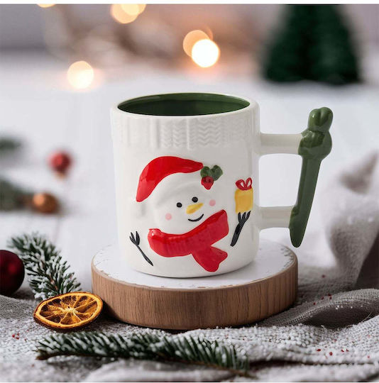 SteweHome Christmas Porcelain Mug Snowmen 320ml