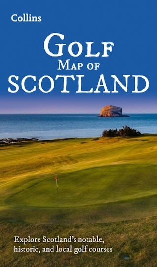 Collins Golf Map Of Scotland - Harpercollins Publishers - Sheet Map, Folded