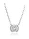 Jools Necklace Solitaire Silver With Zircon
