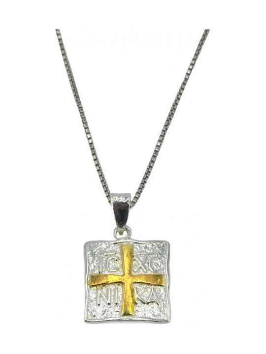 Necklace Constantine Talisman Gold Plated Silver