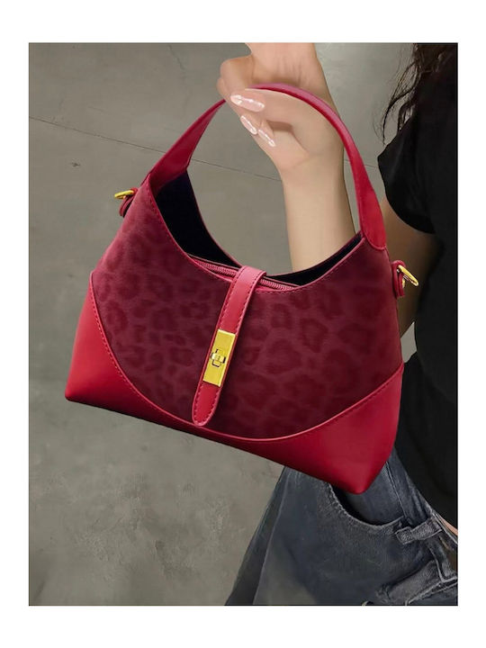 Titos Shop Damen Schultertasche Rote