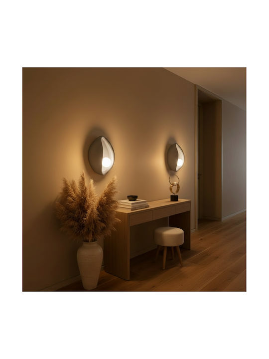 Alista Home Corp de Iluminat de Perete Modern cu Dulie E27 Gri 30x35cm