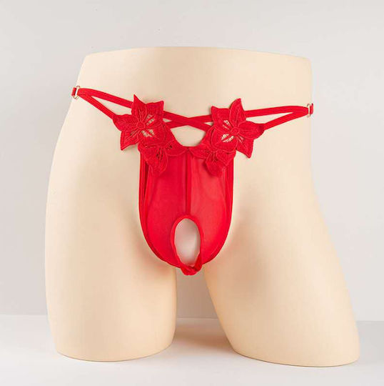 APH Ανδρικό Sexy String Κόκκινο