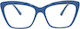 Frog Optical Lesebrillen +2.75 in Hellblau Farbe