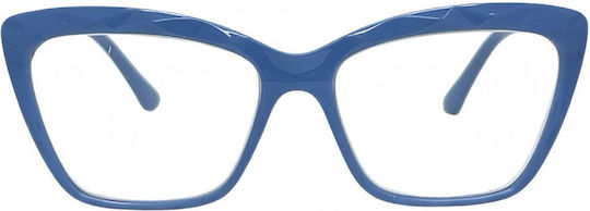 Frog Optical Lesebrillen +2.75 in Hellblau Farbe