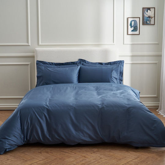 Vesta Home Nemesis Module Cearceafuri De Pat King Size 280x280cm Albastru 4 Bucăți