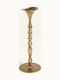 SteweHome Metal Candle Holder In Yellow Colour 9x26x9cm