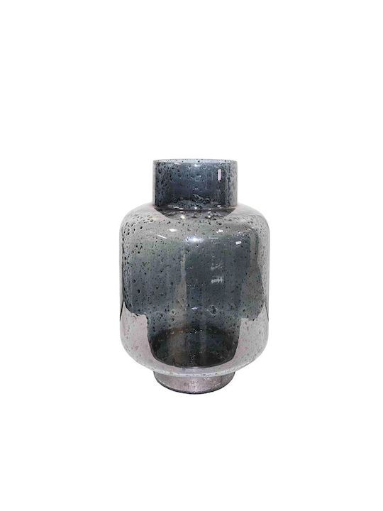 Zaros Vază Decorativă Din Sticlă Tube Gri 20xÎn30cm