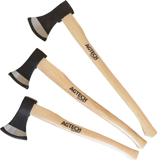 AGTECH Topor Lungime 36cm și Greutate 800gr cu Mâner Din Lemn