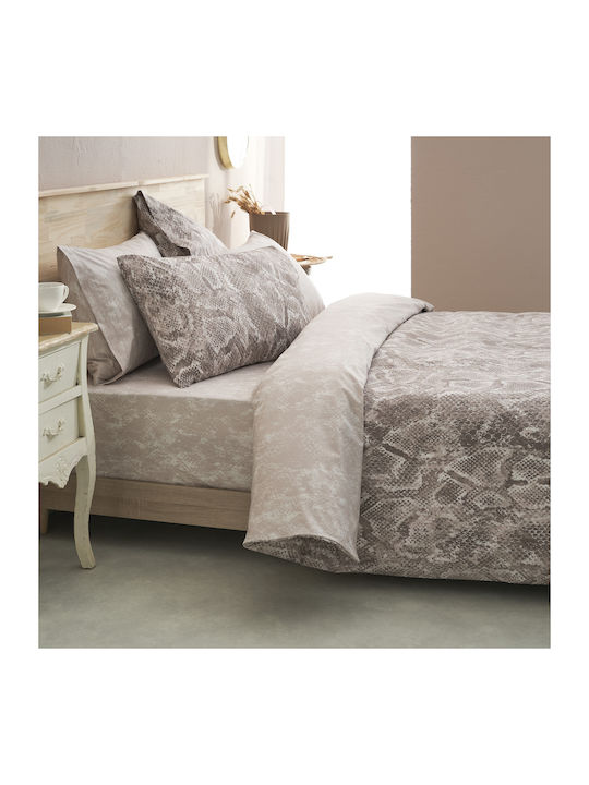 Charalambidis Textiles Κουβερλί Μονό από Βαμβάκι & Πολυεστέρα Μπεζ 160x220cm