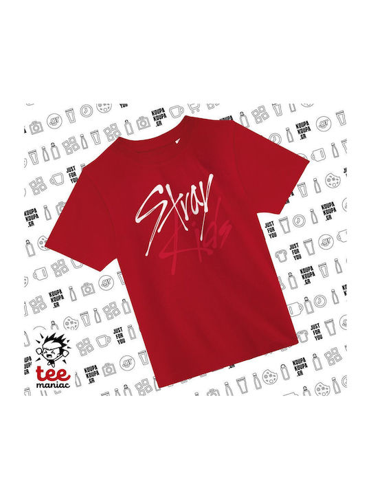 Koupakoupa Kinderoberteile T-Shirt Rot Stray KP...