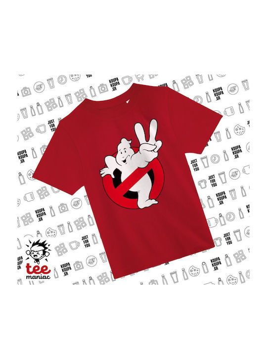 Koupakoupa Kinderoberteile T-Shirts Rot Ghostbu...