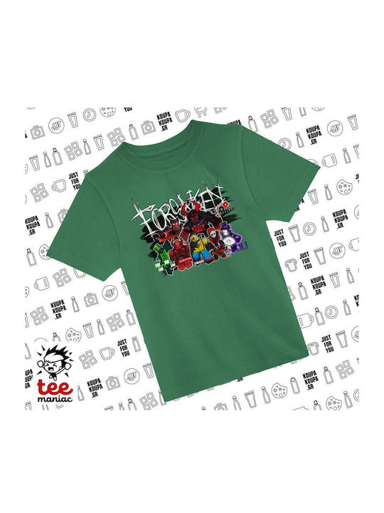 Koupakoupa Kinderoberteile T-Shirt Grün Roblox ...