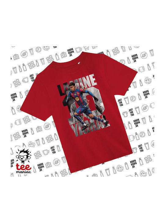 Koupakoupa Kinderoberteile T-Shirt Rot Lamine Y...
