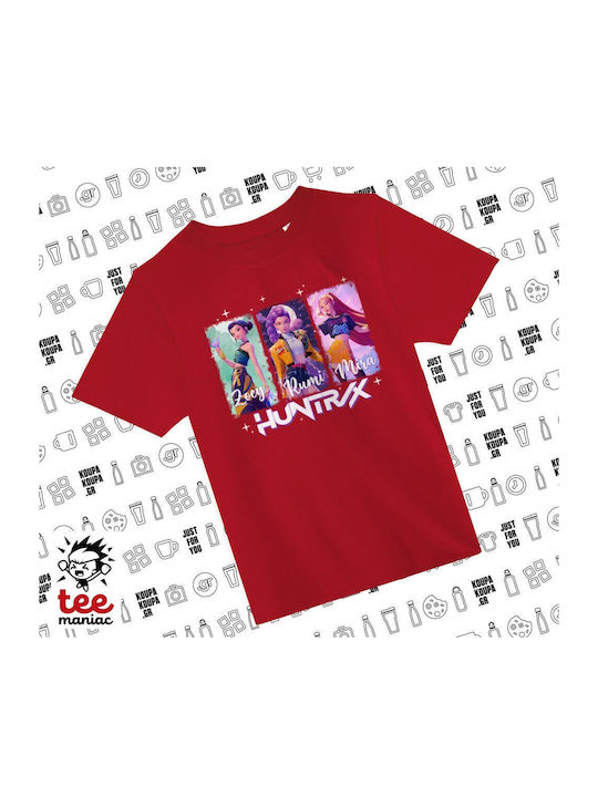 Koupakoupa Kinderoberteile T-Shirt Rot Huntr X ...