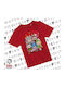 Kids T-shirt Red Labubu