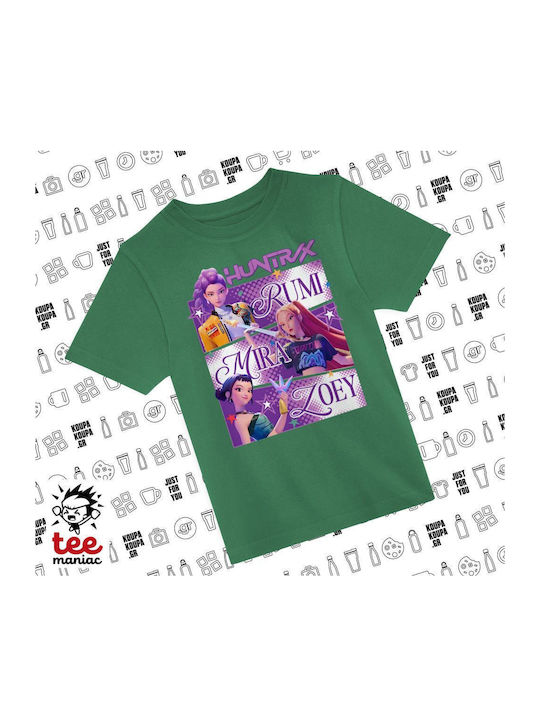 Koupakoupa Kinderoberteile T-Shirt Grün Rumi Mi...