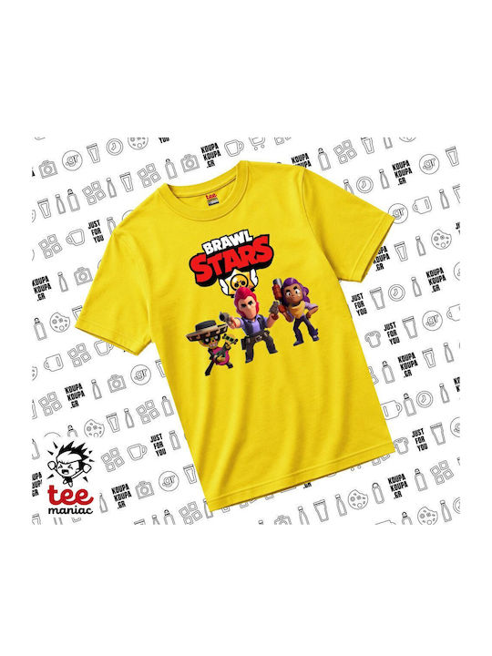 Brawl Stars Παιδικό T-shirt Κίτρινο Desert