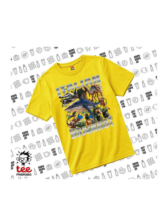 Koupakoupa Kinderoberteile T-Shirt Gelbe Italia...