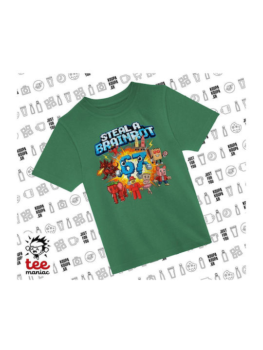 Style Kinderoberteile T-Shirt Grün Steal A Brai...