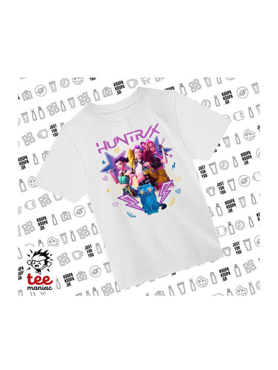 Koupakoupa Kinderoberteile T-Shirt Weiß K-pop S...